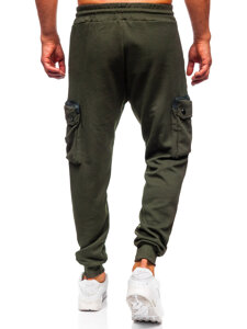 Pantaloni cargo verzi pentru bărbați, pantaloni de jogging, pantaloni de trening de la Bolf K17