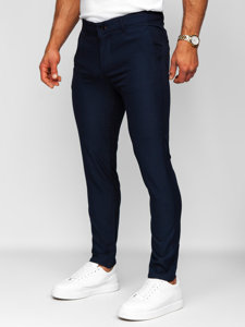 Pantaloni chinos albastru-închis Bolf 0031