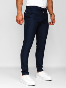 Pantaloni chinos albastru-închis Bolf 0031