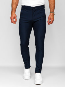 Pantaloni chinos albastru-închis Bolf 0031