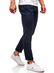 Pantaloni chinos bleumarin bărbati Bolf 1143