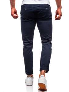 Pantaloni chinos bleumarin bărbati Bolf 1143