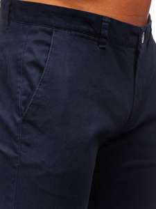 Pantaloni chinos bleumarin bărbati Bolf 1143