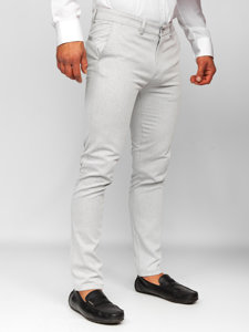 Pantaloni chinos gri Bolf 5000-1