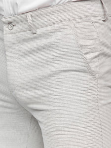 Pantaloni chinos gri Bolf 5000-1