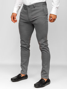 Pantaloni chinos gri Bolf 5000-3