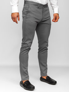 Pantaloni chinos gri Bolf 5000-3