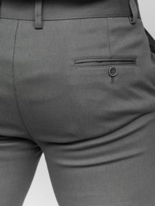 Pantaloni chinos gri Bolf 5000-3