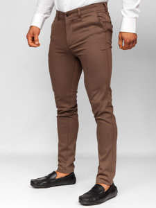 Pantaloni chinos maro Bolf 5000-3