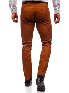 Pantaloni chinos maro bărbati Bolf 1143