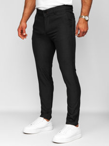 Pantaloni chinos negri Bolf 0031