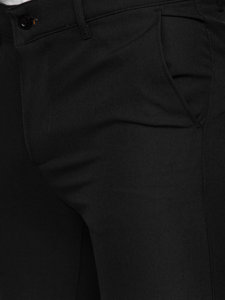 Pantaloni chinos negri Bolf 0031