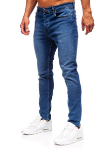 Pantaloni de blugi slim pentru bărbați, albastru marin Bolf 6592