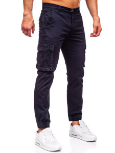 Pantaloni de jogging cargo pentru bărbați bleumarin de la Bolf MP0202BS