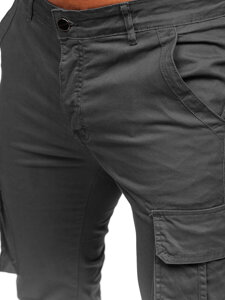 Pantaloni de jogging cargo pentru bărbați din grafit de la Bolf MP0202GS