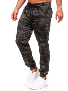 Pantaloni de jogging de camuflaj pentru bărbați, de culoare verde închis, de la Bolf JX6185