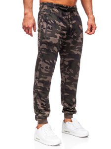 Pantaloni de jogging de camuflaj pentru bărbați kaki Bolf JX6185