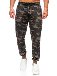 Pantaloni de jogging de camuflaj pentru bărbați kaki Bolf JX6185