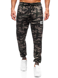 Pantaloni de jogging de camuflaj pentru bărbați kaki Bolf JX6186