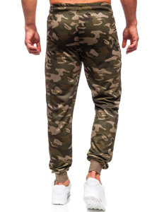 Pantaloni de jogging de camuflaj pentru bărbați verzi de la Bolf JX6185