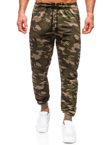 Pantaloni de jogging de camuflaj pentru bărbați verzi de la Bolf JX6185