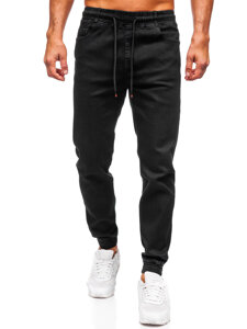 Pantaloni de jogging negri pentru bărbați Bolf 8160