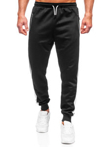 Pantaloni de jogging negri pentru bărbați de la Bolf 8K188