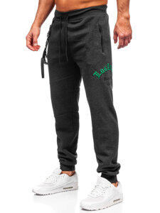 Pantaloni de jogging pentru bărbați din grafit de la Bolf JX6287