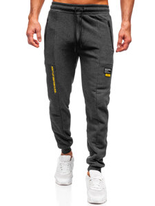 Pantaloni de jogging pentru bărbați din grafit de la Bolf JX6297