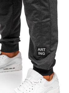 Pantaloni de jogging pentru bărbați din grafit de la Bolf JX6355