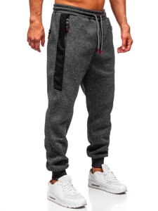 Pantaloni de jogging pentru bărbați izolați cu grafit Bolf Q1102