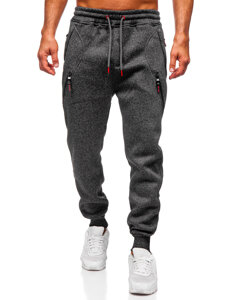 Pantaloni de jogging pentru bărbați izolați cu grafit Bolf Q1104