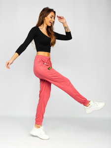 Pantaloni de training roz dame Bolf AF316NM