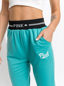 Pantaloni de training verde dame Bolf YY302NM