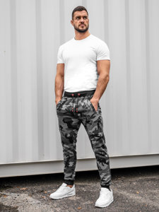 Pantaloni de trening army-grafit Bolf KZ15A