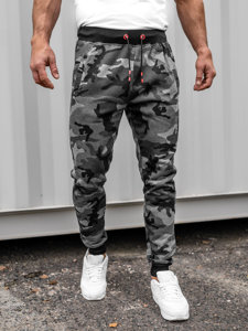 Pantaloni de trening army-grafit Bolf KZ15A