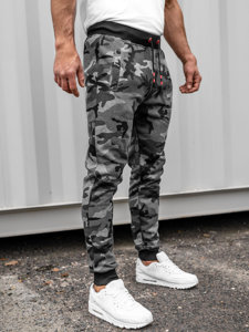 Pantaloni de trening army-grafit Bolf KZ15A