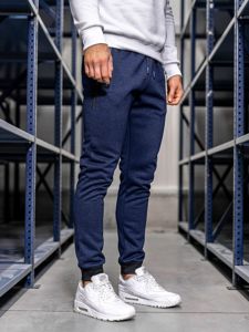 Pantaloni de trening bărbați bleumarin Bolf AM72