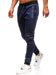 Pantaloni de trening bărbați bleumarin Bolf AM72