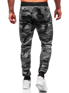 Pantaloni de trening bărbați camuflaj-grafit Bolf KZ15