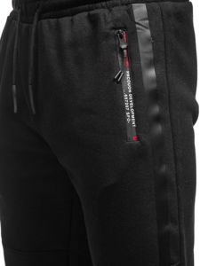 Pantaloni de trening bărbați negri Bolf JX8982