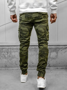 Pantaloni de trening cargo kaki army Bolf 2232A