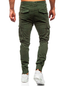 Pantaloni de trening cargo kaki army Bolf 2233