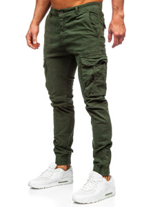 Pantaloni de trening cargo kaki army Bolf 2233