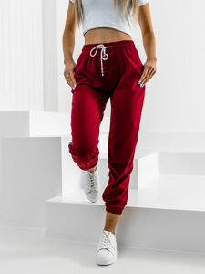 Pantaloni de trening dame bordo Bolf YW01020A