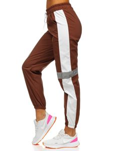 Pantaloni de trening dame maro Bolf Y513