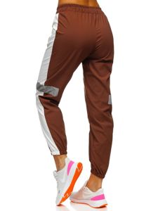 Pantaloni de trening dame maro Bolf Y513