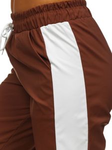 Pantaloni de trening dame maro Bolf Y513