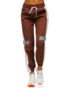 Pantaloni de trening dame maro Bolf Y513