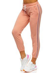 Pantaloni de trening dame roz Bolf YW01020A